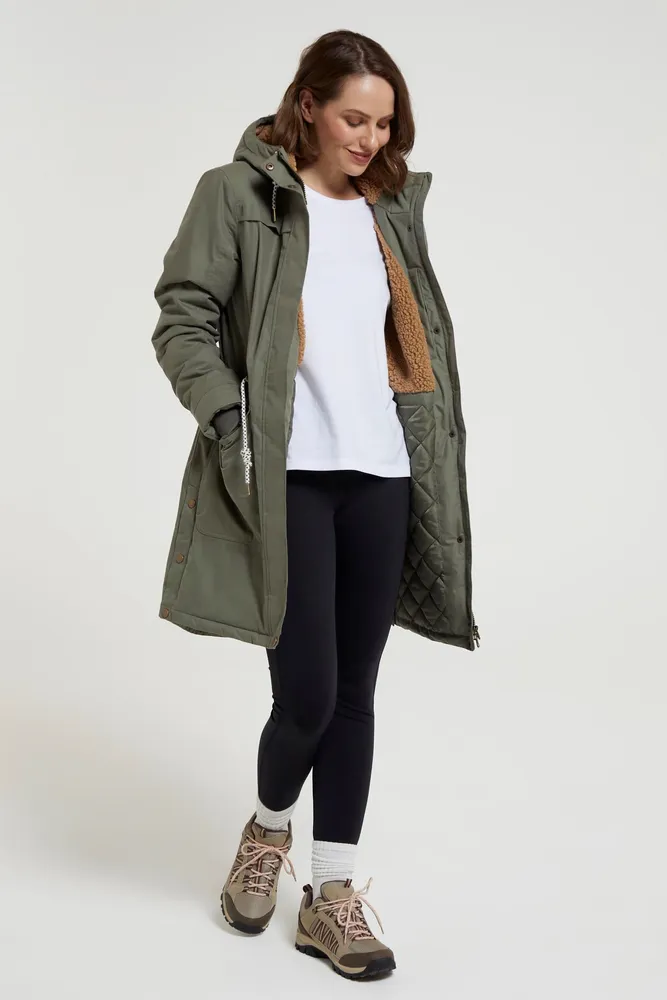 Acorn Womens Sherpa Lined Insulated Waterproof Parka