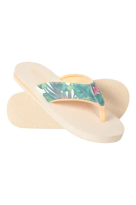 Vacation Recycled Printed Womens Flip-Flops