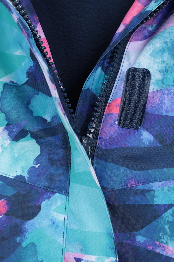Glacial Printed Kids Water-resistant Snow Jacket