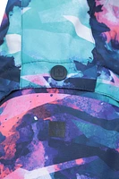 Glacial Printed Kids Water-resistant Snow Jacket