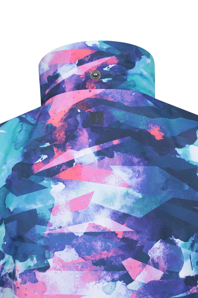 Glacial Printed Kids Water-resistant Snow Jacket