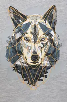Kids Wolf Printed Long Sleeve Top