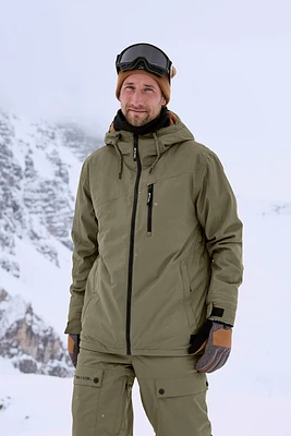 Laxx Mens Logo Snow Jacket