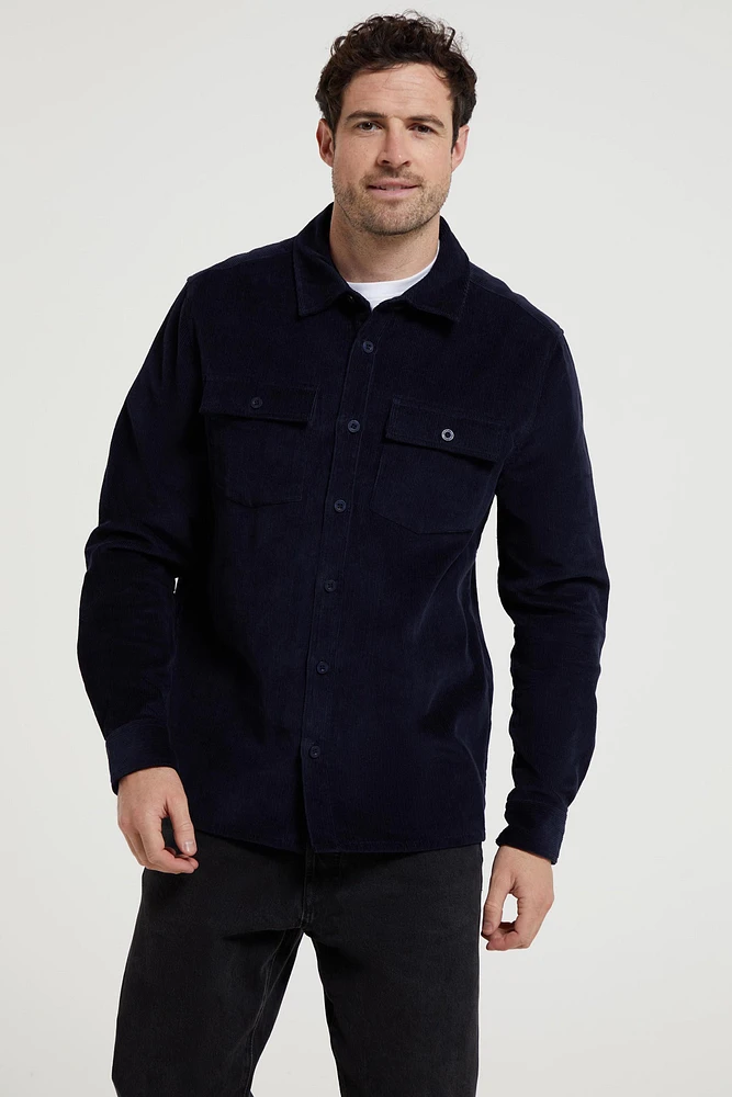 Farrow Mens Cord Long Sleeve Shirt