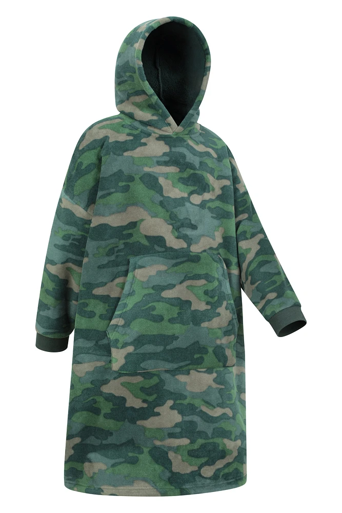 Snug Kids Sherpa Lined Hooded Blanket