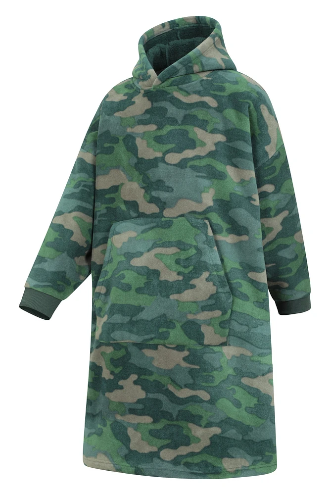 Snug Kids Sherpa Lined Hooded Blanket