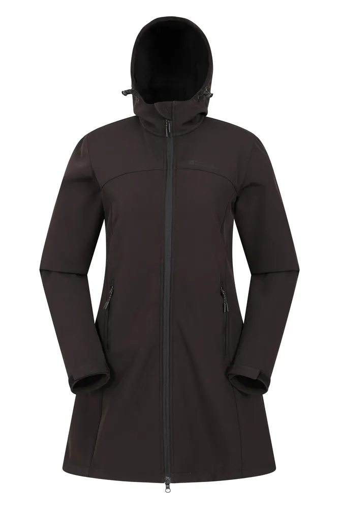 Exodus Womens Longline Water Resistant Softshell Jacket