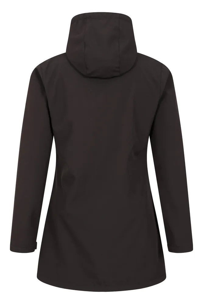 Exodus Womens Longline Water Resistant Softshell Jacket