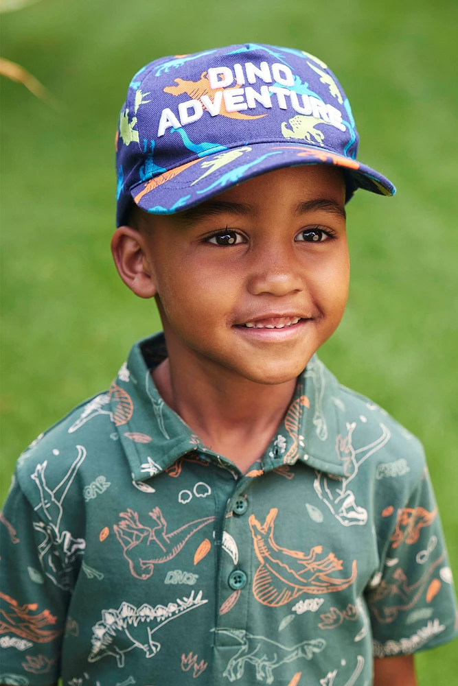 Dino Adventure Kids Baseball Cap
