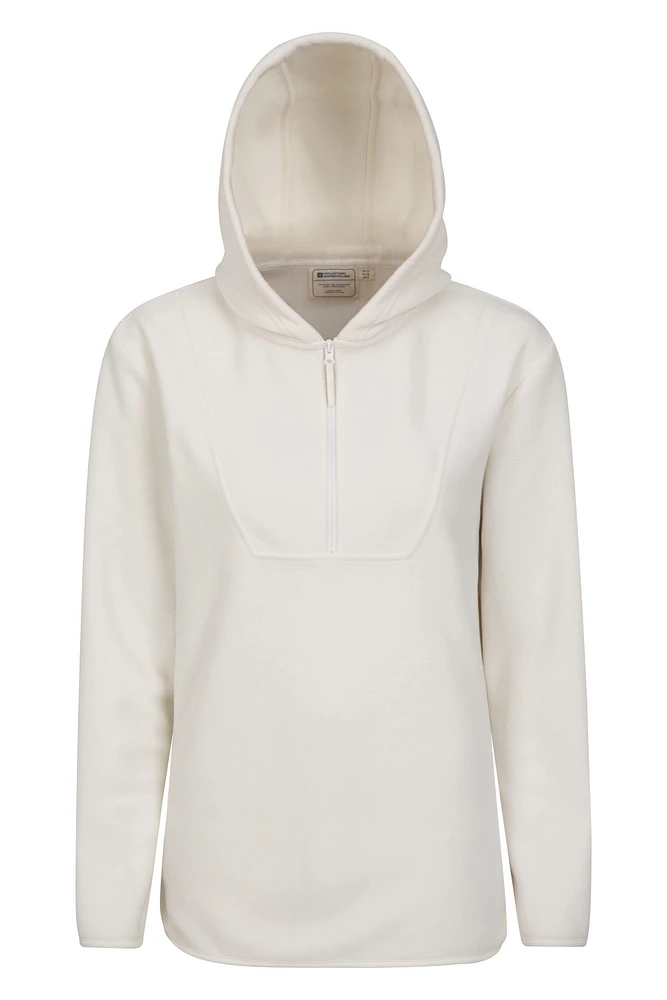 Corrie Womens Hooded Half-Zip Fleece