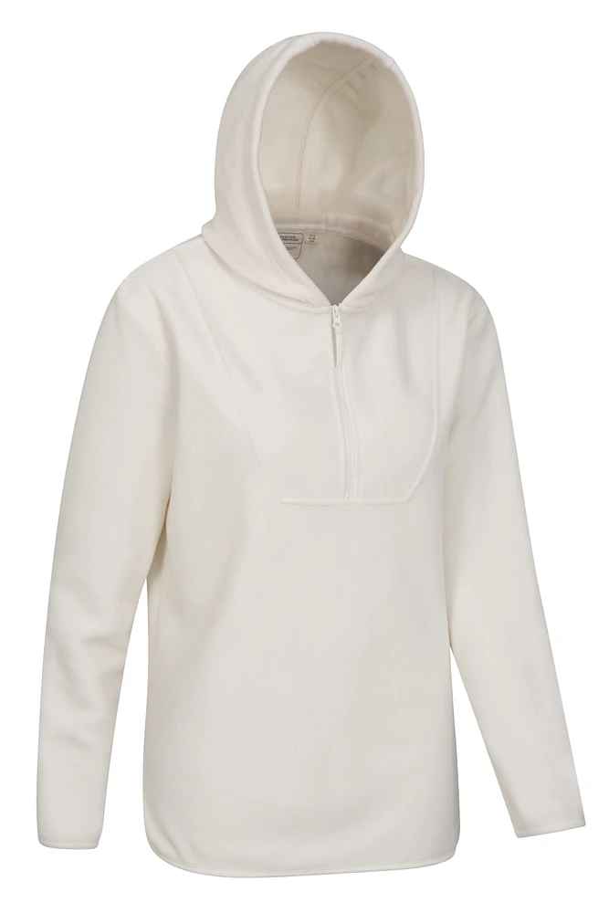 Corrie Womens Hooded Half-Zip Fleece