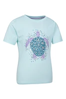Glitter Turtle Kids Tee