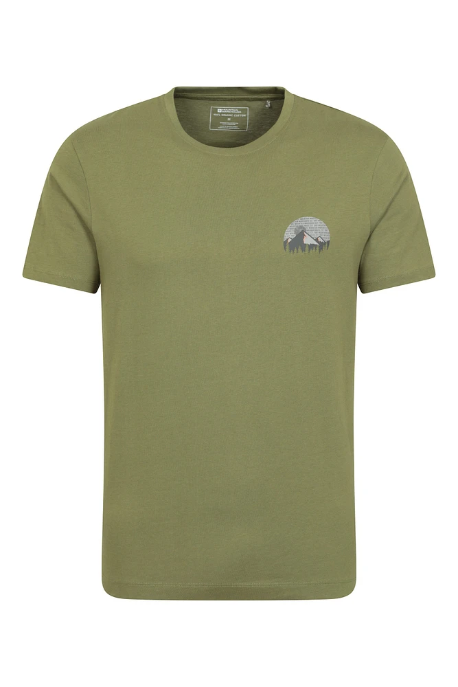 Circle Mountain Mens Organic T-Shirt