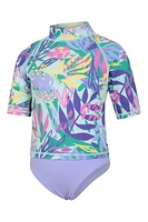 Printed Kids Rash Vest with Bikini Pant Set