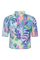 Printed Kids Rash Vest with Bikini Pant Set