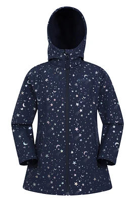 Exodus Kids Printed Longline Softshell Jacket