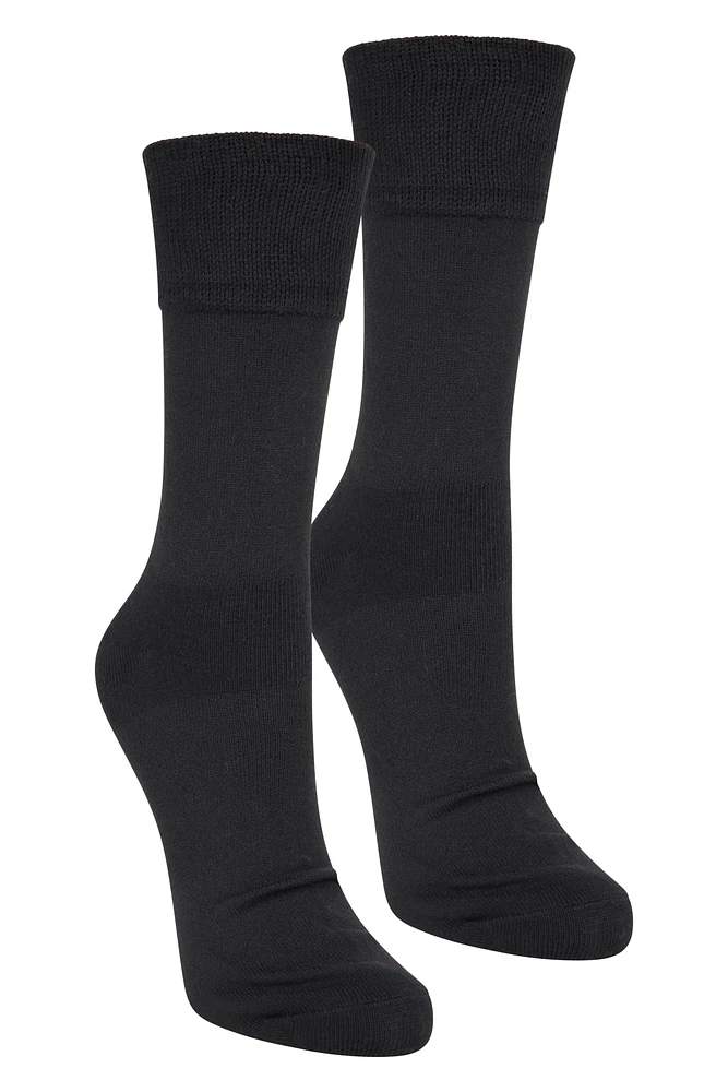 IsoCool Womens Mid-Calf Liner Socks 2-Pack