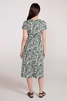Santorini Womens Midi Wrap Dress
