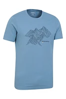 Tonal Mountain Mens T-Shirt