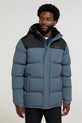 Snow Sherpa Lined Mens Padded Jacket