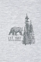 Forest Bear Womens Jersey Hoodie