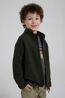 Fern Kids Sherpa Raglan Fleece Jacket