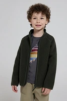 Fern Kids Sherpa Raglan Fleece Jacket