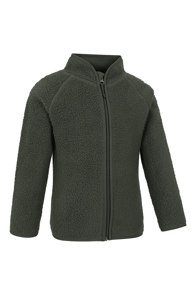 Fern Kids Sherpa Raglan Fleece Jacket