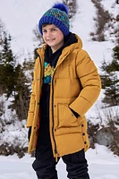 Theo Kids Water Resistant Long Padded Jacket