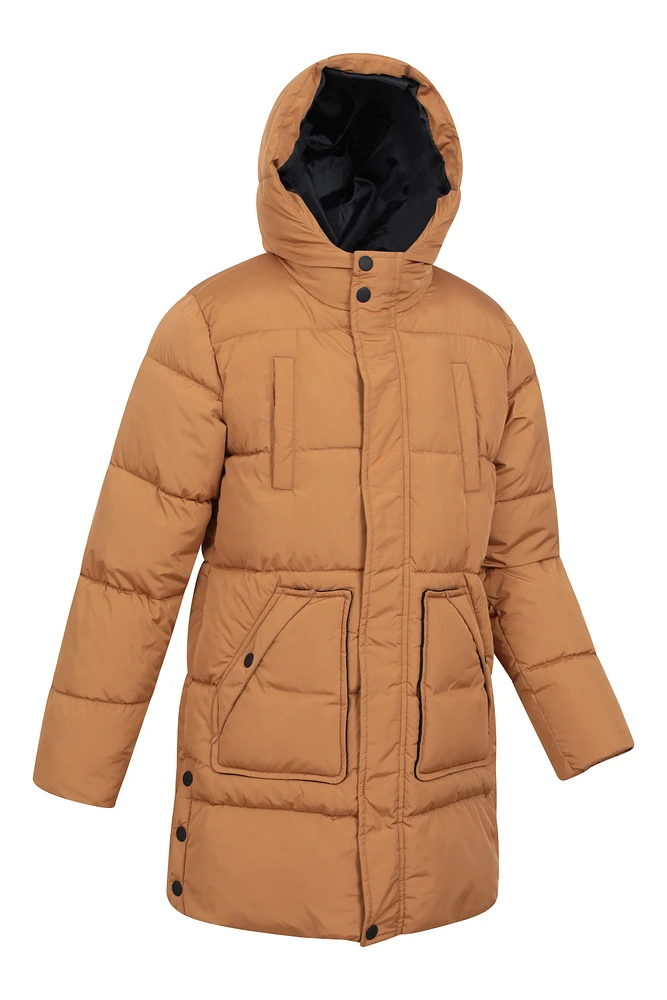 Theo Kids Water Resistant Long Padded Jacket