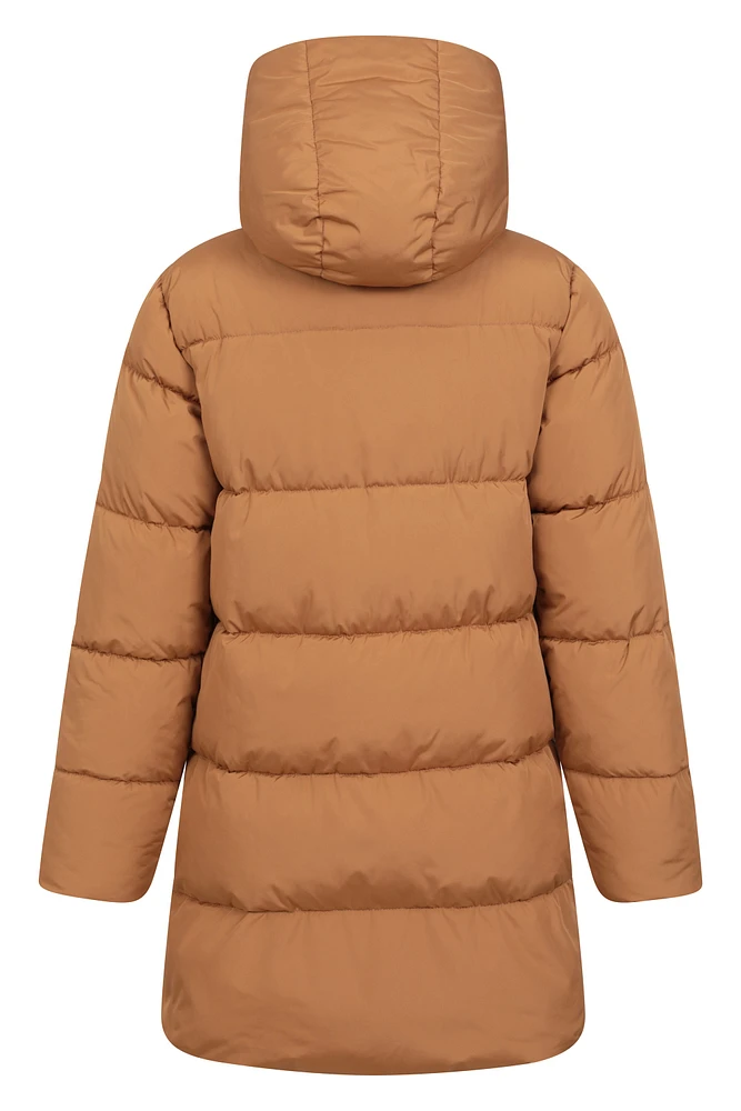 Theo Kids Water Resistant Long Padded Jacket