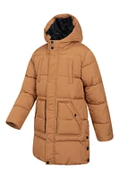 Theo Kids Water Resistant Long Padded Jacket