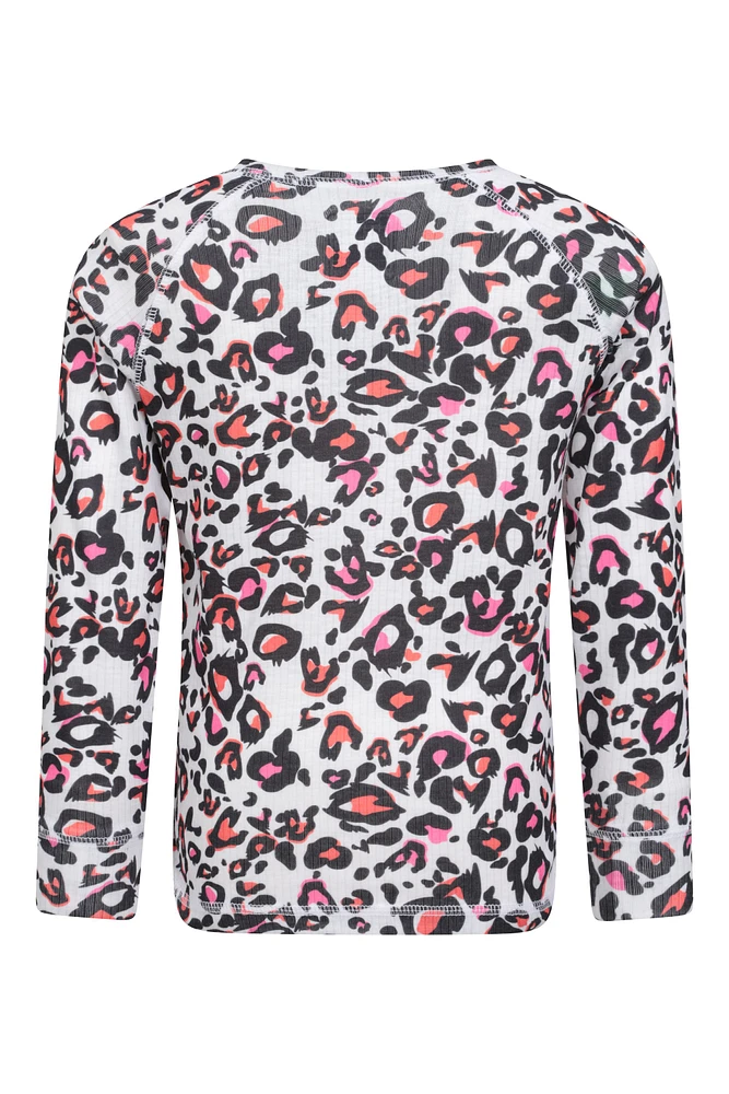 Talus Printed Kids Baselayer Top