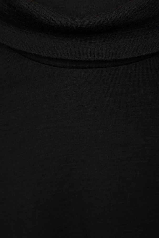 Merino Kids Roll Neck Base Layer Top