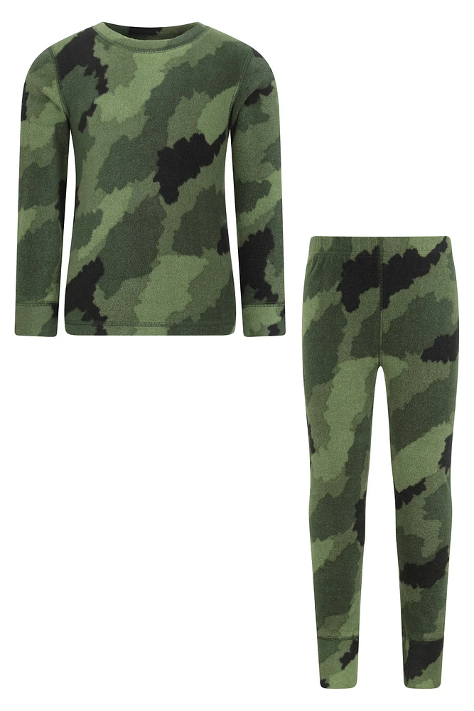 Polar Fleece Kids Base Layer Set