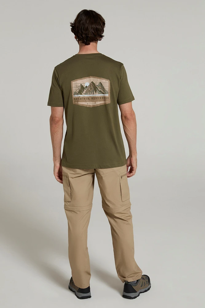 Mountain Badge Mens Graphic T-Shirt