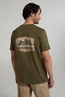 Mountain Badge Mens Graphic T-Shirt