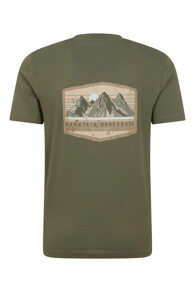 Mountain Badge Mens Graphic T-Shirt