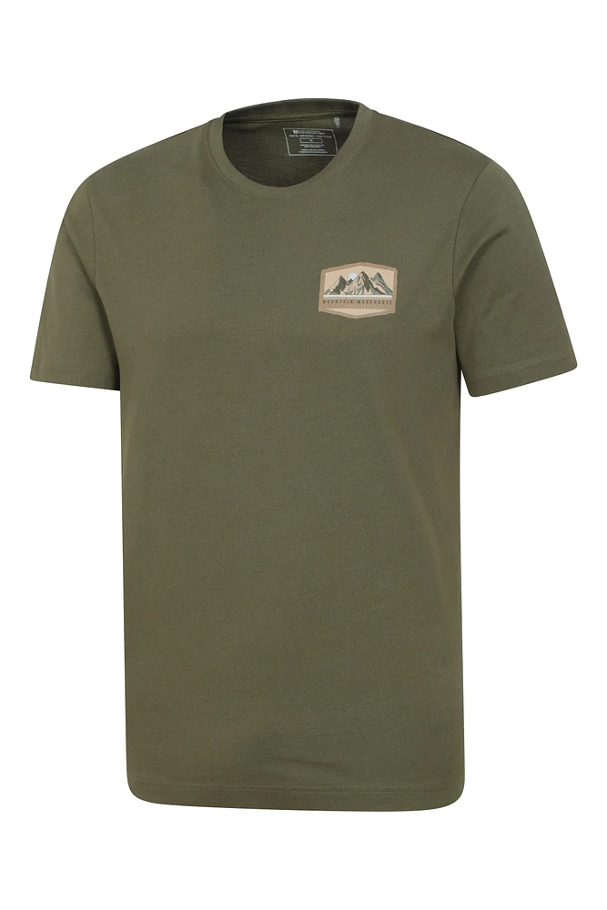 Mountain Badge Mens Graphic T-Shirt