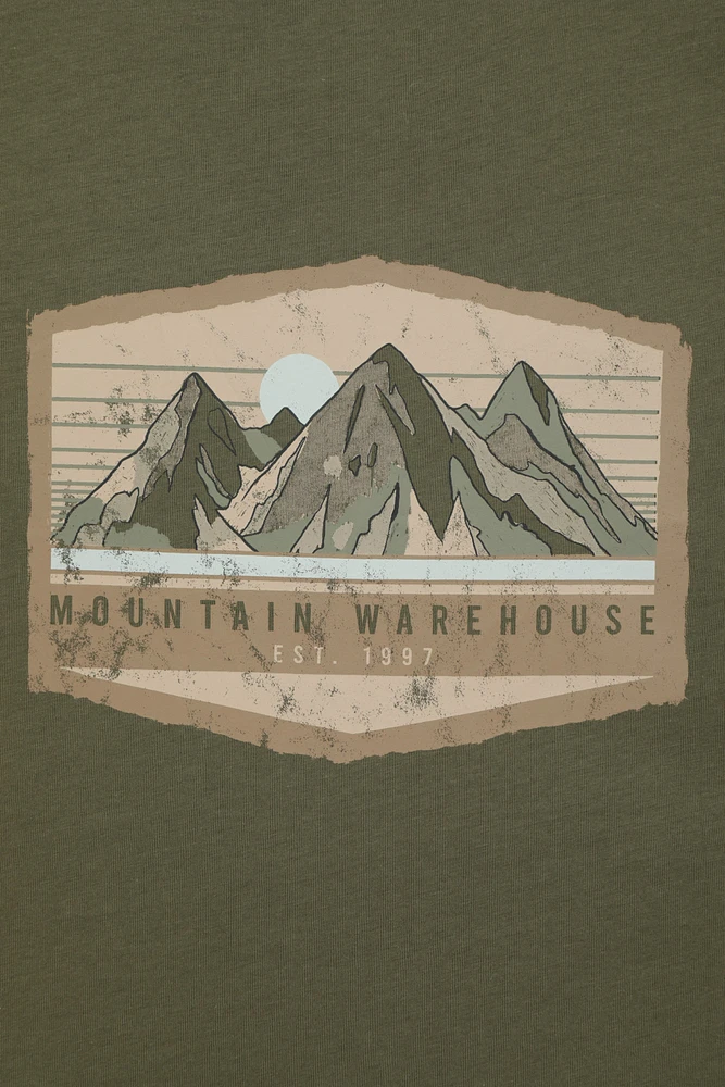 Mountain Badge Mens Graphic T-Shirt