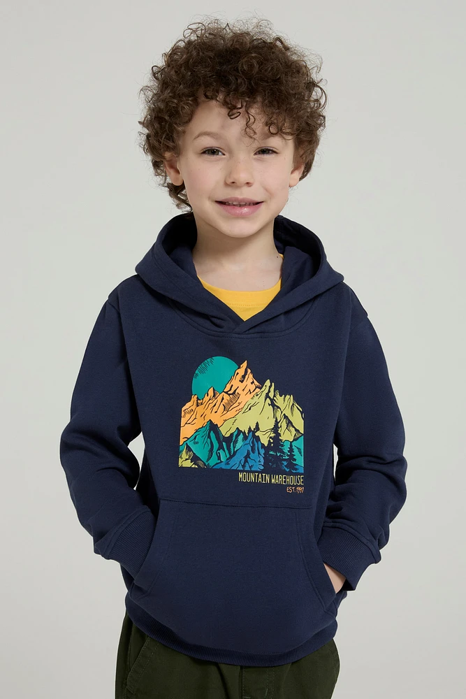 Mountain Landscape Kids Hoodie