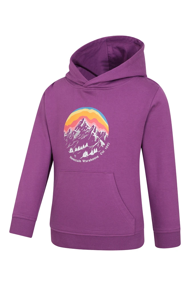 Snowy Mountain Kids Hoodie