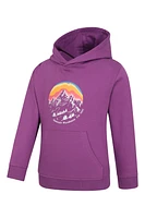 Snowy Mountain Kids Hoodie