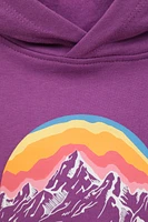 Snowy Mountain Kids Hoodie