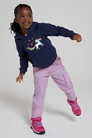 Glitter Rainbow Unicorn Kids Hoodie