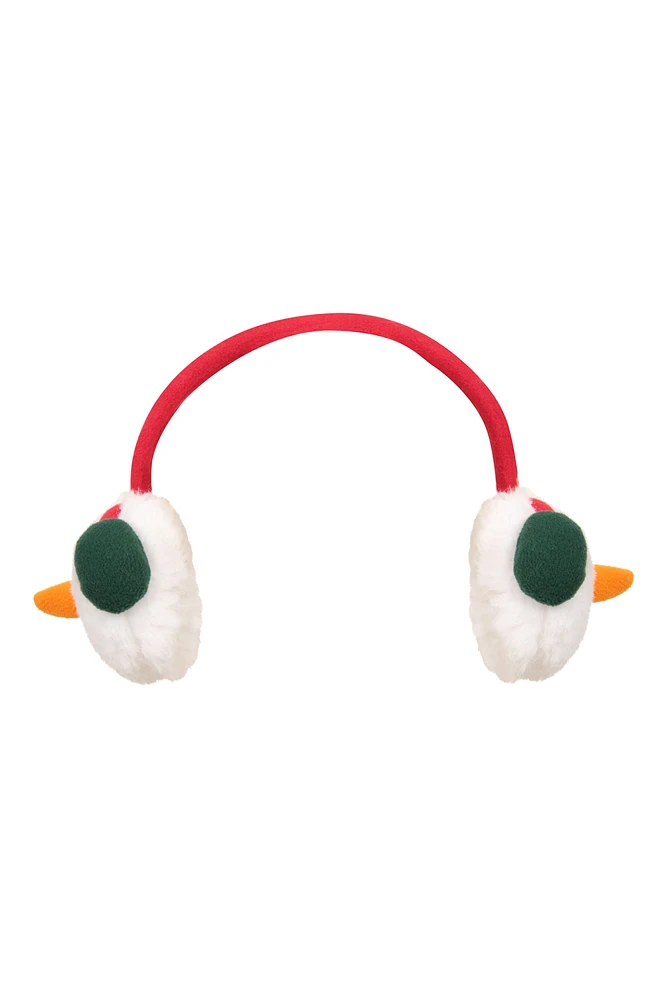 Kids Christmas Snowman Earmuffs