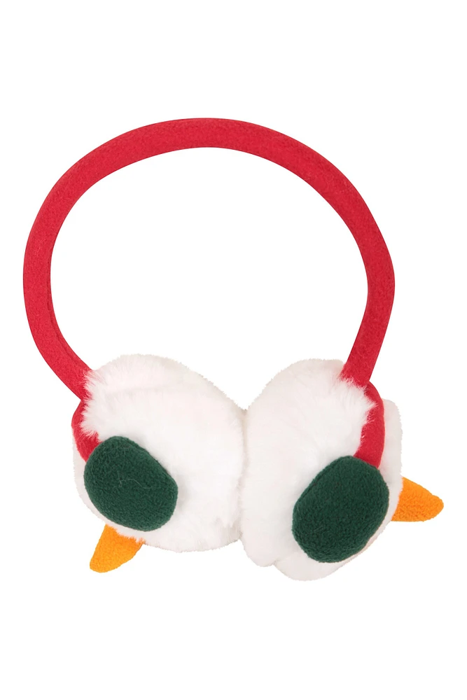 Kids Christmas Snowman Earmuffs