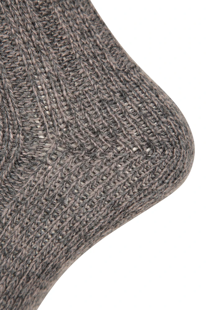 Chunky Mens Cable Wool Socks