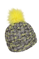 Geneva Kids Sherpa Lined Pom Beanie