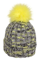 Geneva Kids Sherpa Lined Pom Beanie